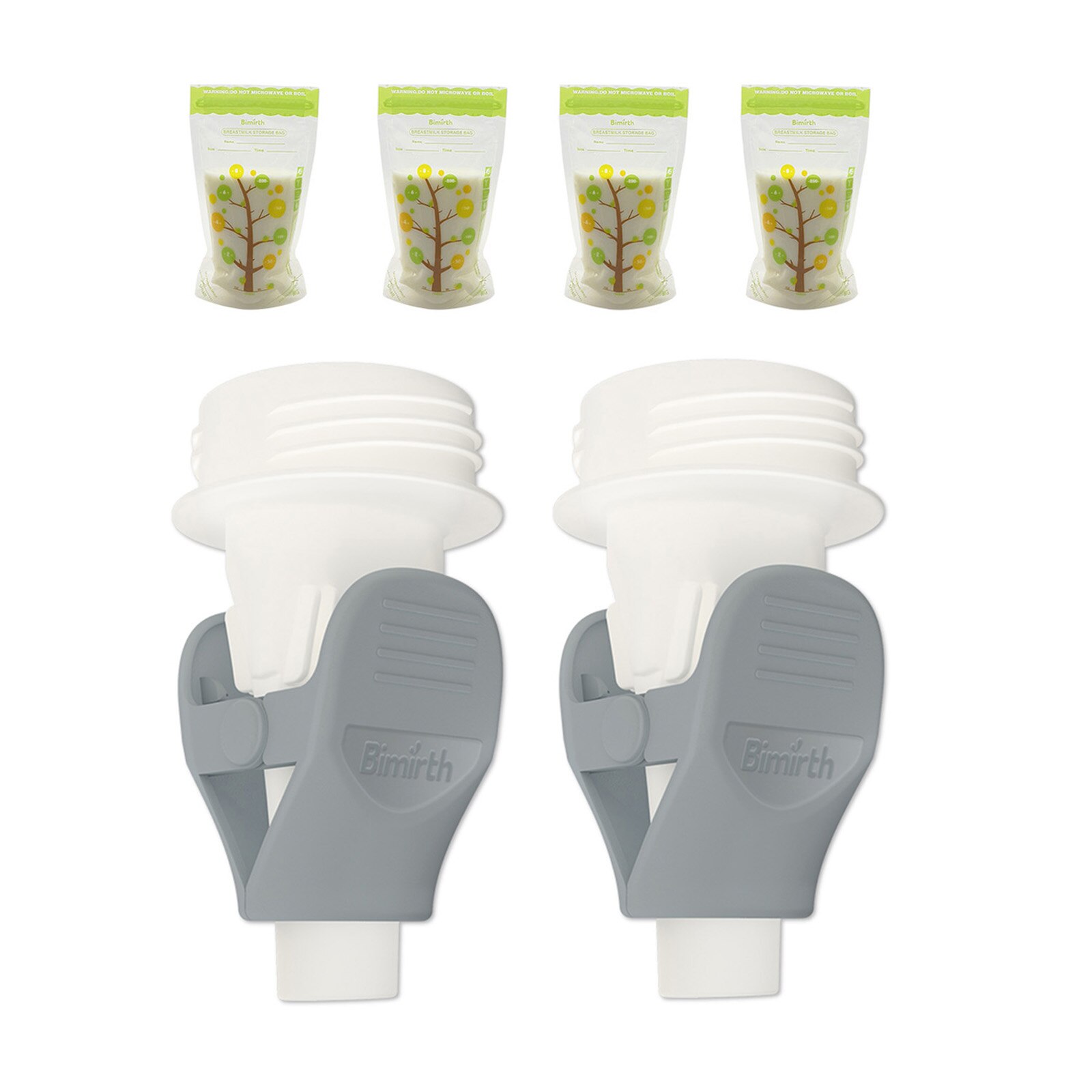 Saco de armazenamento de leite materno clipe de conversão 2 pces confortável 11*11*6cm adaptadores de saco de armazenamento de leite materno de conversão segura: A2