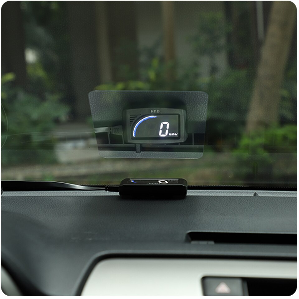 The Best HUD OBD Head Up Display Projection on Glass Car Speed Windshield Projector Gauge Shift Alarm RPM Coolant KM/H & MPH