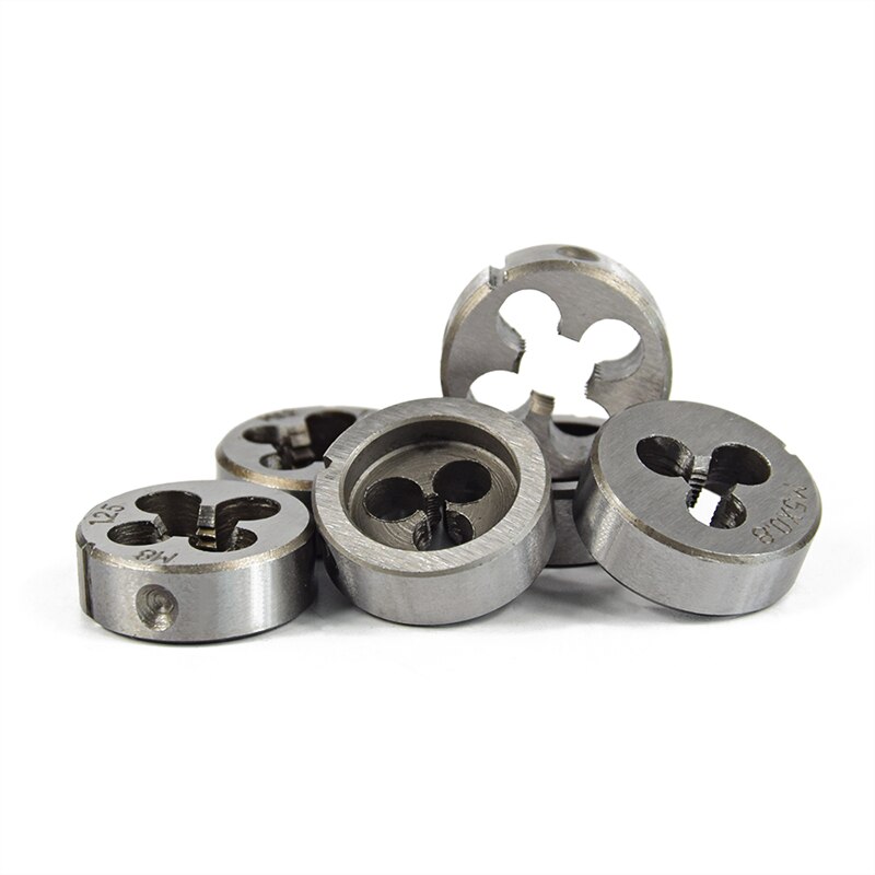 6/8/11pcs M3-M12 Metric Die Wrench Set Alloy Steel Tap Die Hand Tool Tapping Kit Screw Die Thread Die Set