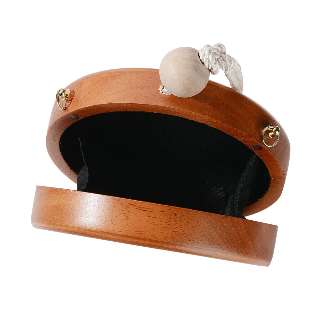 Wristlets Clutch Bag Runde Box Frauen Party Abendtasche String Umhängetasche Holz Material BG-020