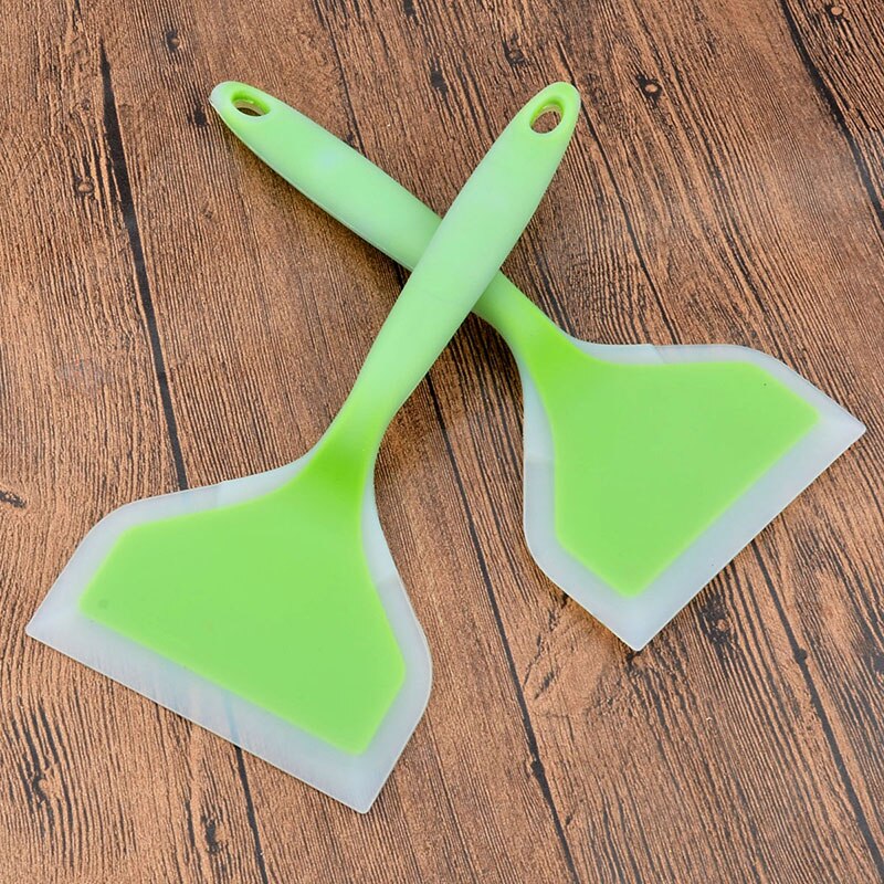 Silicone Non-stick Wide Spatula for Turning Meat Pancakes Omelette and Tamagoyaki