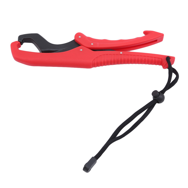 6/9 Inch Practical Fish Catch Tool Fishing Lip Grip Floating Clamp Holder Pliers Controller Fishing Tools: red 9in