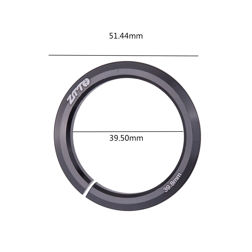 Sykkel konisk gaffel åpenn krone aluminiumslegering hodesett utgangspunkt ringe avstands diameter til 1.5 tommers gaffel 52mm 54mm sykkel hodesett
