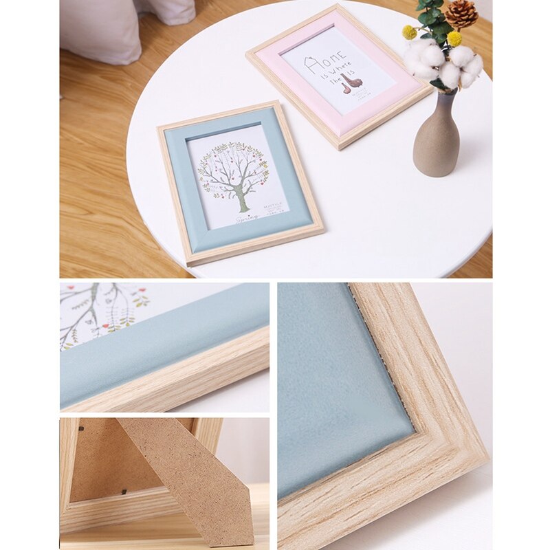 Nordic Simple Wooden Frame for Living Room Bedroom... - Grandado - Nordic Simple Living Room Decor