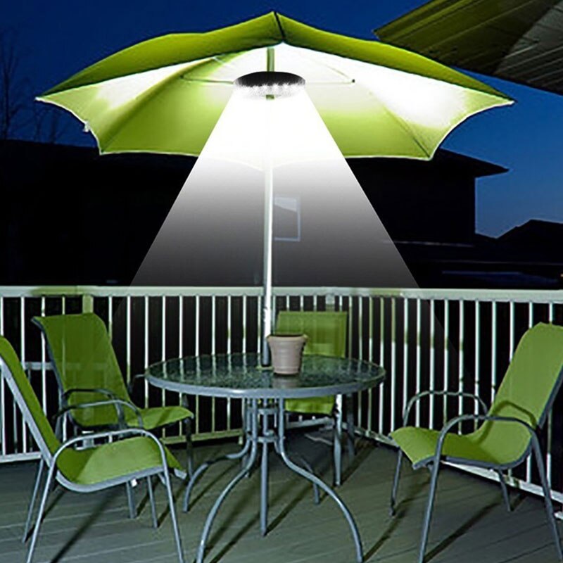 Parapluie lampe d'extérieur à 28led, éclairage Portable, éclairage pour jardin, tente, Patio ou cour, modèle luminaire