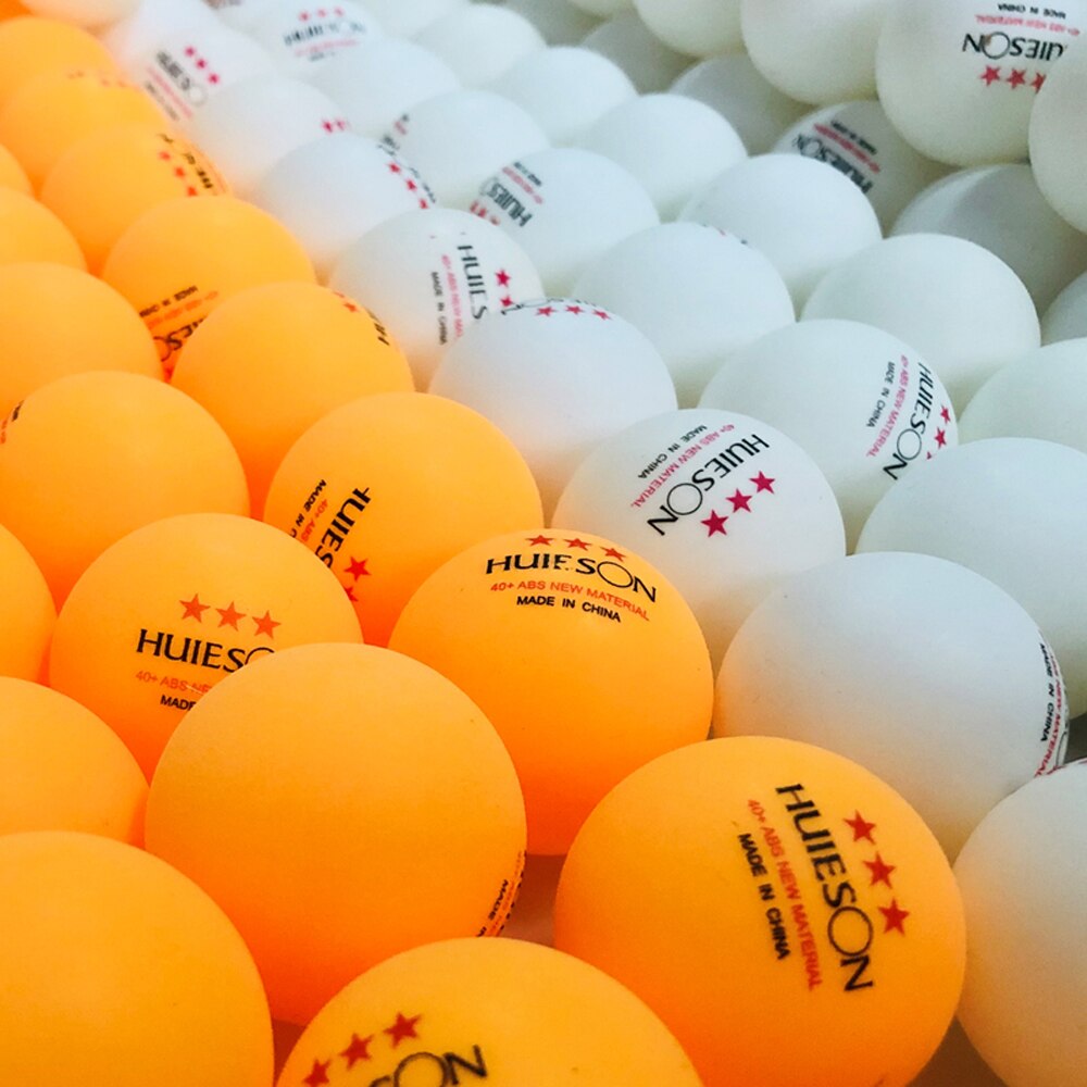 20 50 100 Engels Materiaal Tafeltennis Ballen 3 Ster 40 + Abs Plastic Ping Pong Ballen Tafeltennis training Ballen