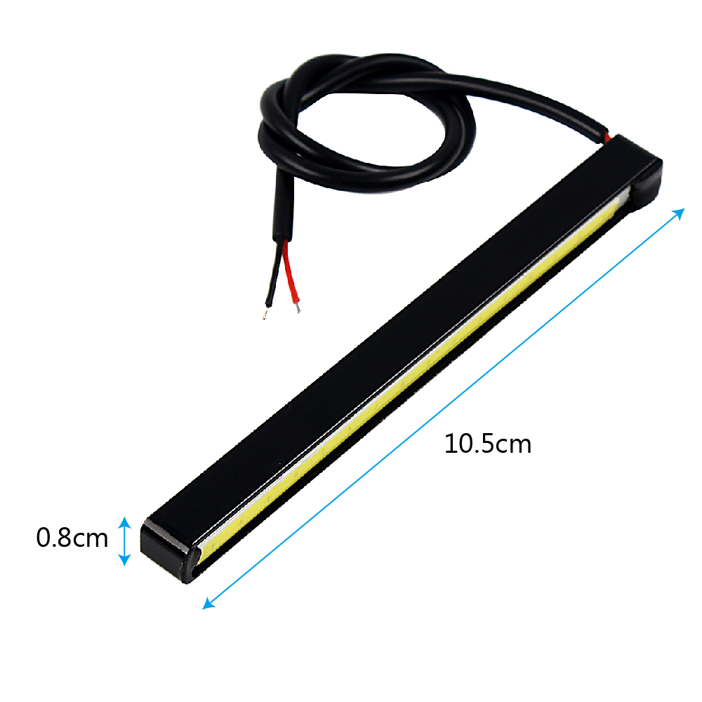 2 stuks  dc 12v cob 10.5cm auto drl led dagrijverlichting mistlampen