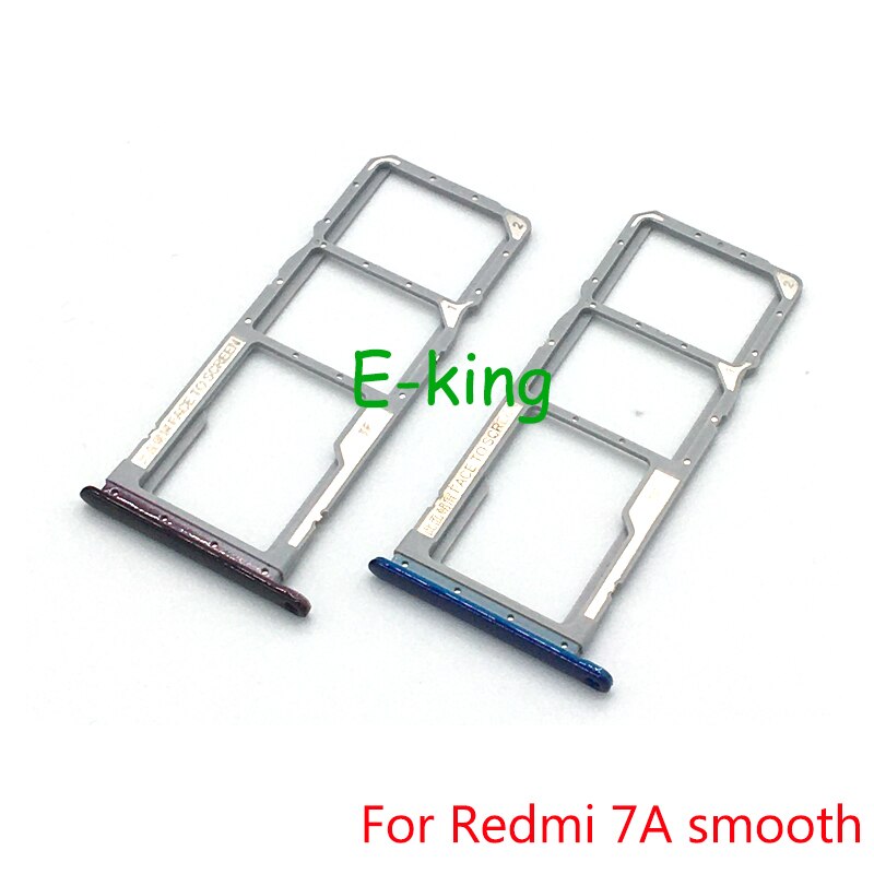 10PCS Sim Tray Holder For Xiaomi Redmi 7 Redmi 7A SIM Card Tray Slot Holder Adapter Socket Repair Parts