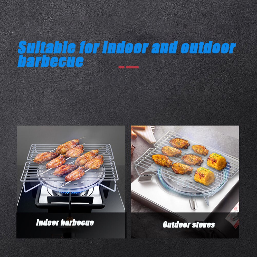 Good He Stainless Steel BBQ Grill Barbecue Cooker Outdoor Cooking Stove Stainless Barbecue Accessories for Home Park Use