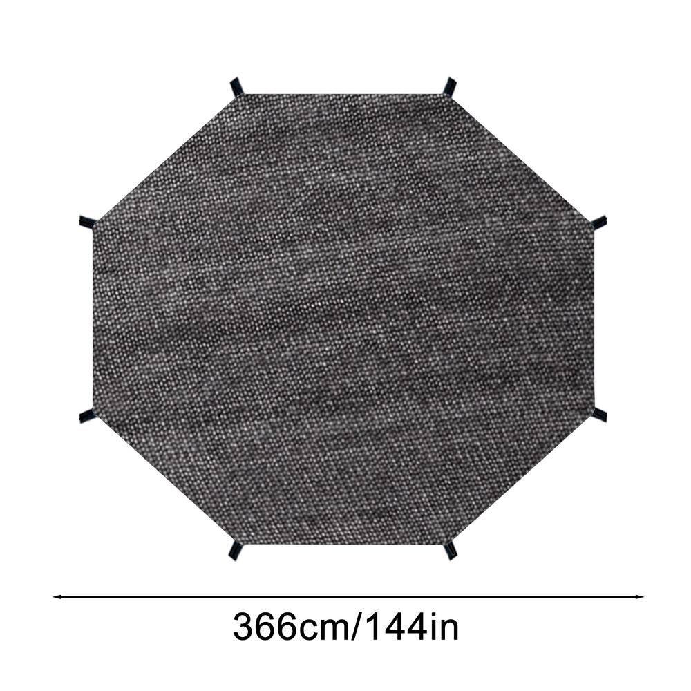 Trampoline sunshade net, trampoline sunshade canopy net, mesh material, trampoline protection tool for picnics, backyards, community: Yellow