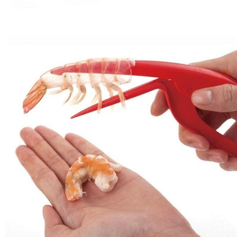 1PC Universal Dispositivo Descascador de Casca de Camarão Camarão Plástico Portátil Conveniente New Útil Cozinha Gadgets