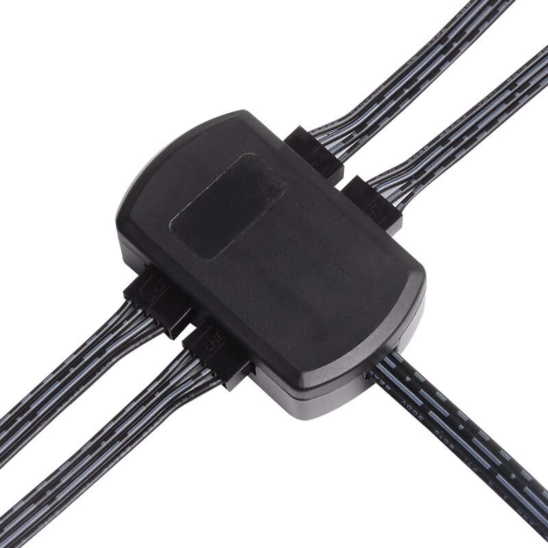 Pluggable Wire Distributor Box for Connect 4pin RGB LED Strip Light 1 to 4 1 to 9 Junction Box Connector