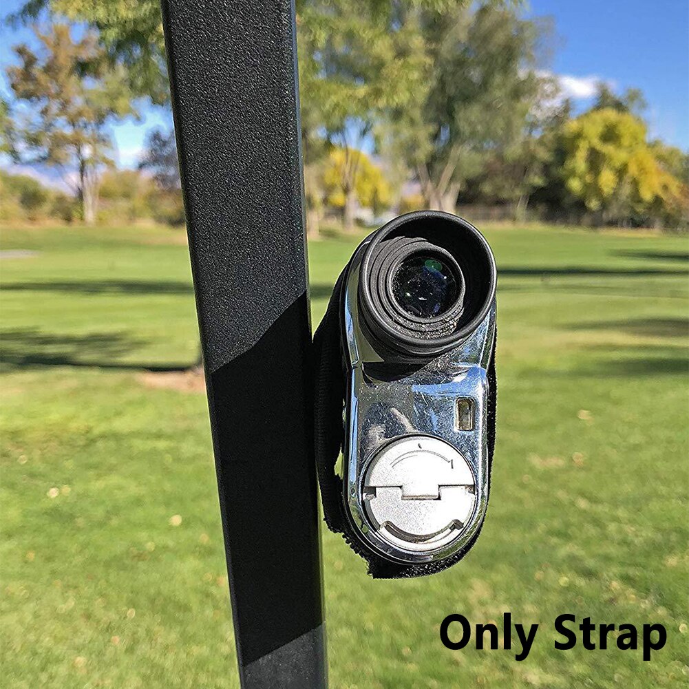 Accesorio de barandilla para carrito de Golf, soporte para barras fáciles de pegar, GPS, fuerte, magnético, de cuero PU, correa duradera para telémetro, estable y ajustable
