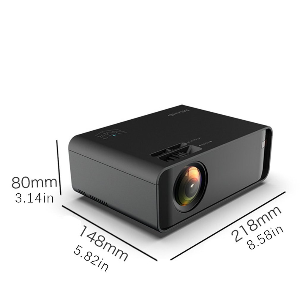 Hd 1080p mini projektor hjemmekontor mobiltelefon wifi trådløs samme skjerm projektor bærbar projektor grunnleggende type