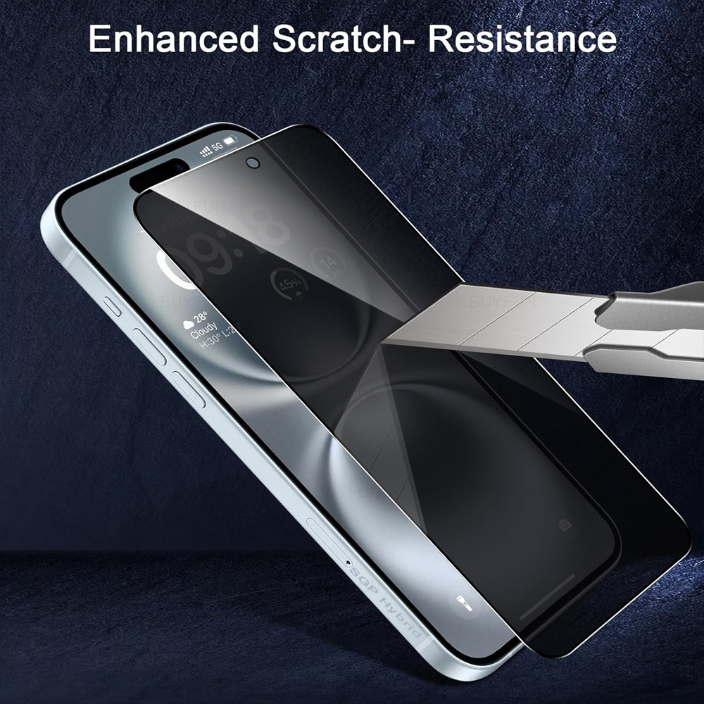 2Pcs For iPhone 17 Pro Max Privacy Tempered Glass Cover iPhone17 Air iPhone17Pro 17Pro 17ProMax Anti-Spy/Peep Screen Protector