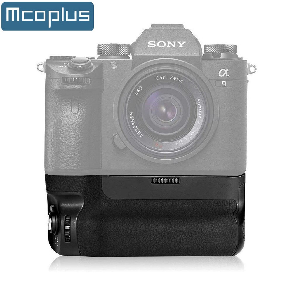 Impugnatura verticale della batteria di Mcoplus BG-A9 per la macchina fotografica di Sony A9 A7III A73 A7RIII A7R3 come VG-C3EM/lavoro con la batteria 1 o 2 NP-FZ100