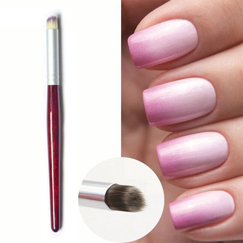 Nail Art Brush Nail Gradient Drawing Pen Paint Brush Nails UV Gel Oblique Mouth Brush Gradual Painting Pen Nail Art Tools