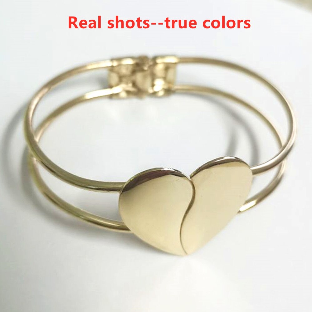 Bracelet en forme de cœur pour femmes, bijou , collection: Default Title