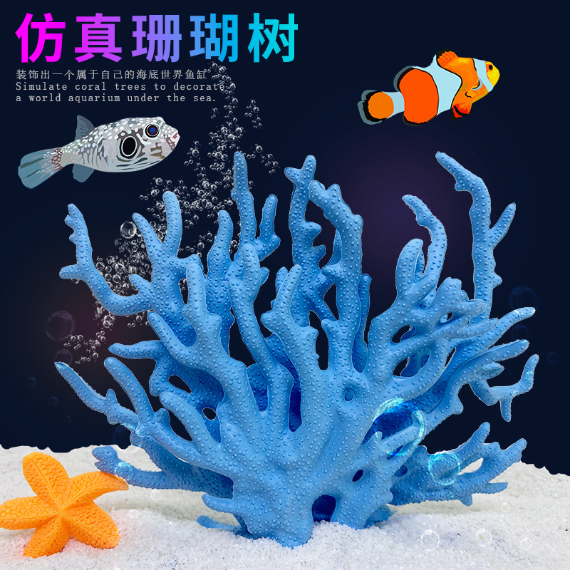 Aquarium Decoratie Aquarium Koraal Simulatie Kunstmatige Nep Koraal Aquarium Planten Landschap Decoratie Aquarium Decor: groen