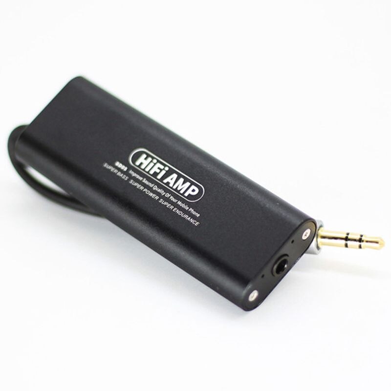 Artextreme sd05 amplificador de fone de ouvido alta fidelidade profissional portátil mini 3.5mm fone de ouvido amp (preto)