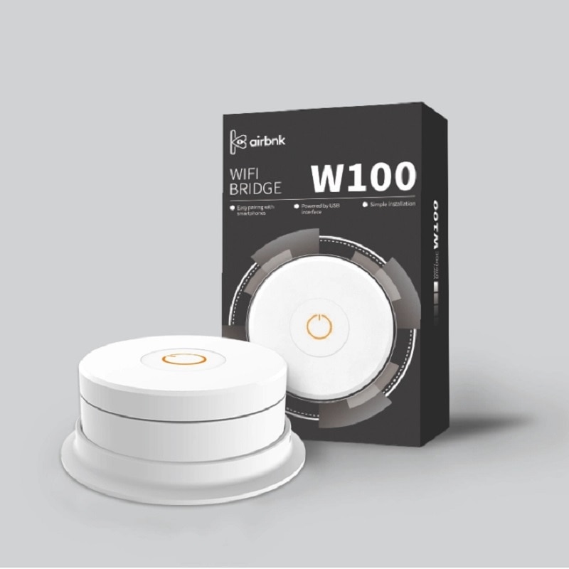 Airbnk Wi-Fi pont W100 Bluetooth Wifi passerelle accessoire de serrure de porte Airbnk Connect 5V doit être utilisé avec M300 M500 serrure de porte