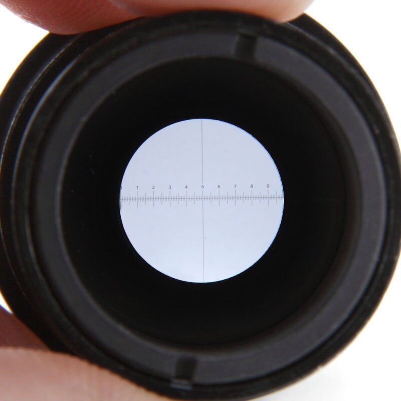 Wide Field Microscope Eyepieces with Reticle Scale Mounting Size 23.2 mm Microscope Accessories for Biological Microscope