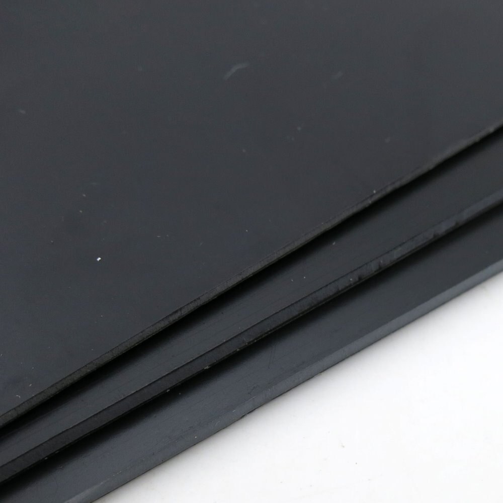 1pcs Pratical ABS Styrene Plastic Flat Sheet Plate Black For Industry Tools DIY model making materials
