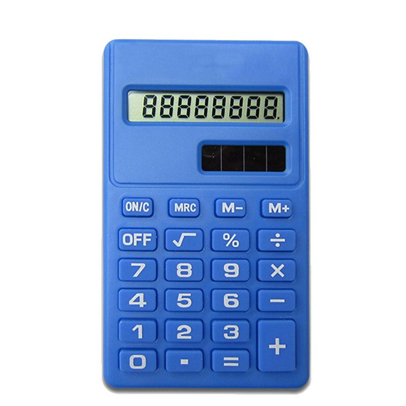 Cartoon Mini Calculator 8 Digits Display Dual Power Supply Cute Candy Calculadora Solar Hesap Calculatrice