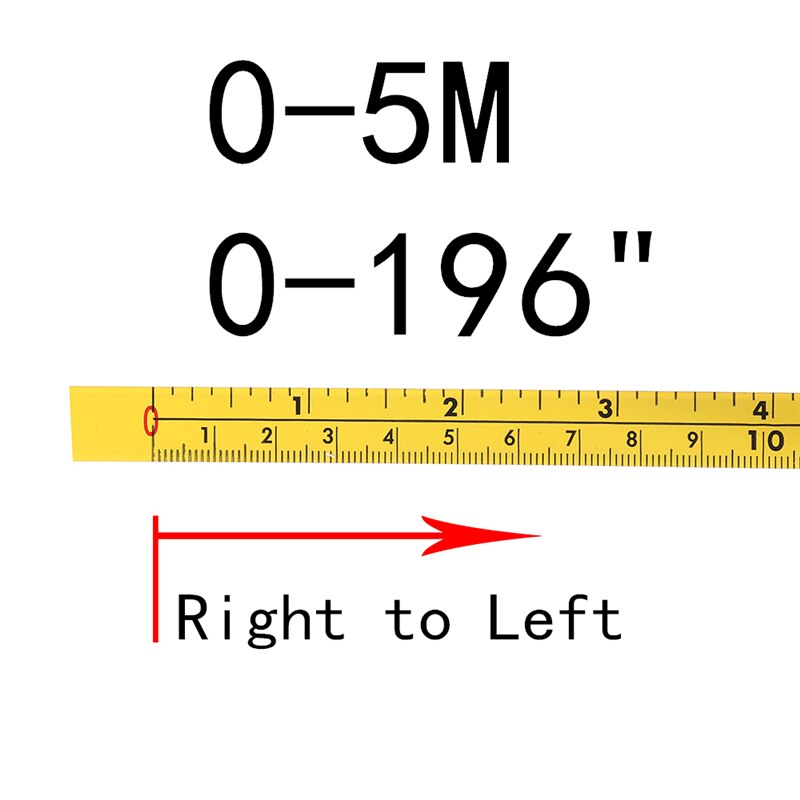Metric and Inch Self Adhesive Measuring Tape Steel Miter Track Measure Tape Miter Saw Scale For T-track Router Table Band Saw: 5m