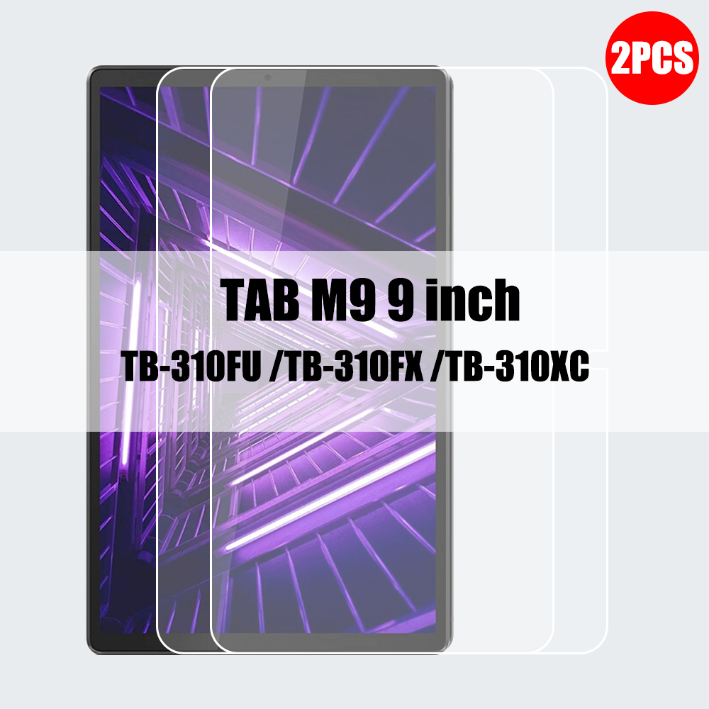 Protector de pantalla de vidrio templado para Lenovo TAB M10 2nd 3rd Plus M9 M8 Y700 Legion P11 Pro Xiaoxin Pad, accesorios para tableta, 2 uds.: Azul