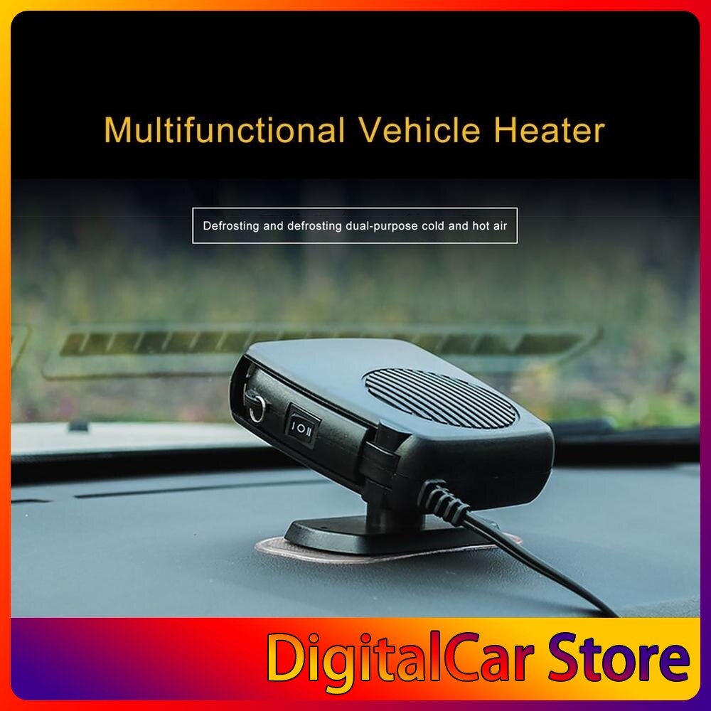 Chauffage électrique pour voiture, 12V, 200W, dégivrage, désembuage, pour camping-Car, remorque, camion, bateau, envoi rapide