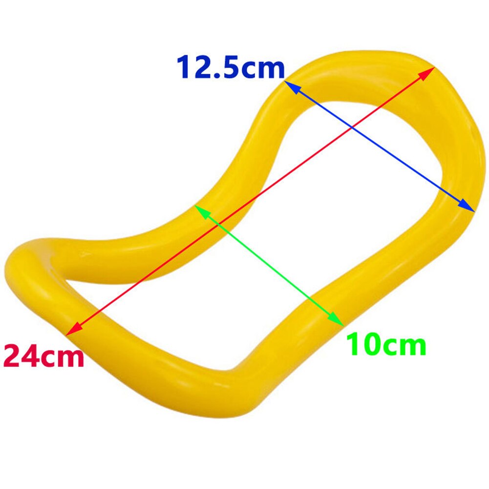 Yoga Ring Pilates Ausbildung Ring Zurück Bein Schmerzen Hause Trainingseinheiten Fitnessstudio für Brust Oberschenkel Arme Ader Erstreckt Sich Stärken ÜSpund Werkzeug: Beige