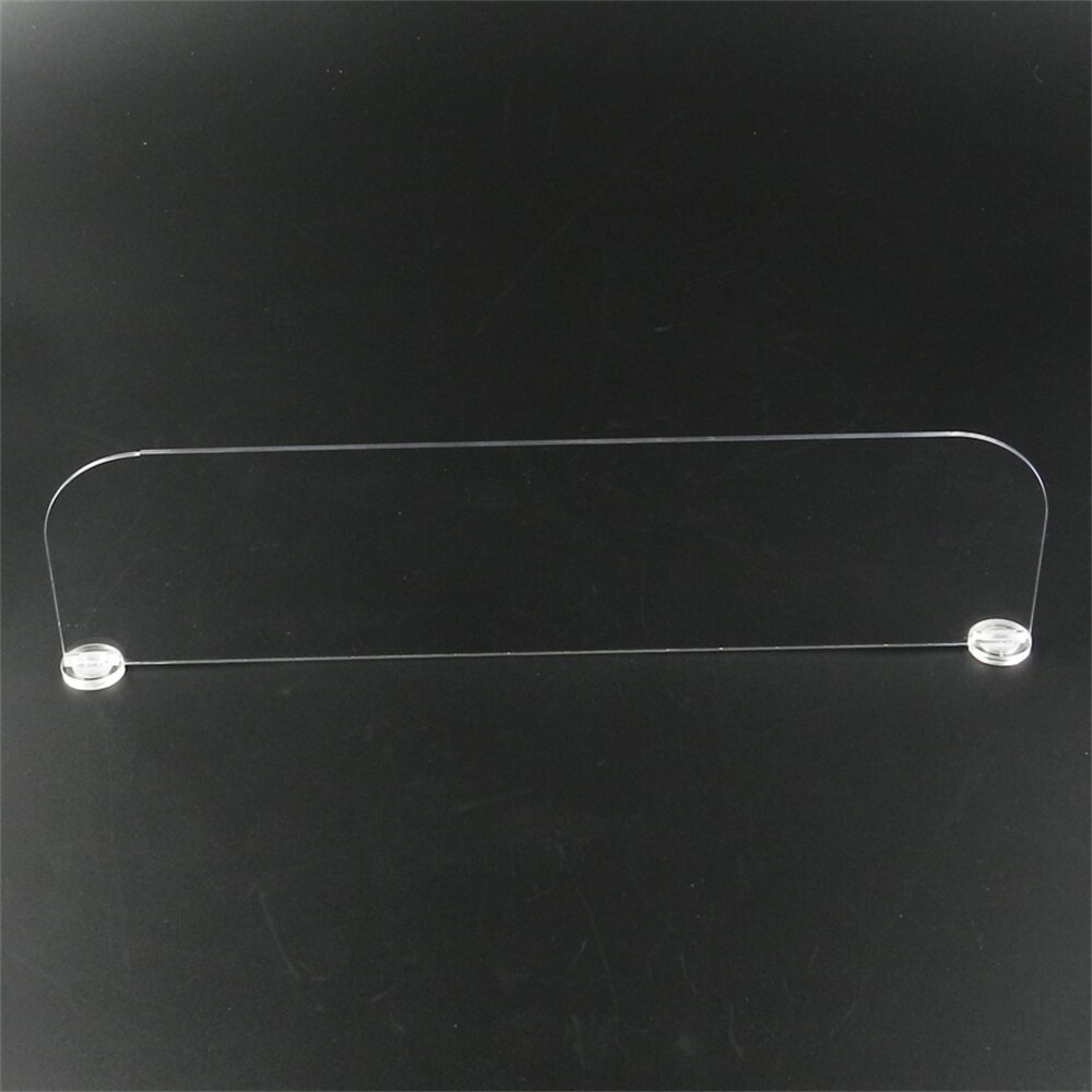 Magnetic Acrylic Commodities Separator Divider Merchandise Guard Strip Supermarket Display Rack