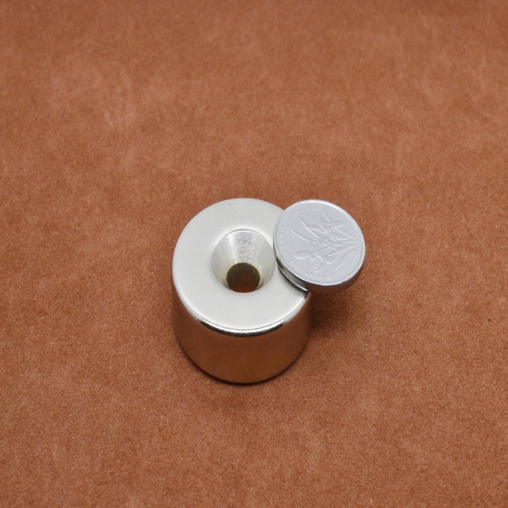 Aimants Puissants En Néodyme N50, Taille 30x10x5 Mm Avec Trou De 4mm - Lot En Gros - Neuf