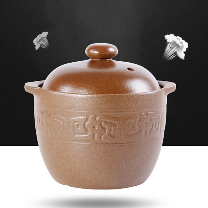 Casserole Stoneware Stew Cup Household Small Steamed Ceramic Soup Cup Food Bird's Nest Bowl With Handle Ear Clay Pot