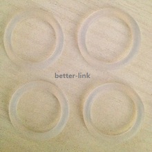50 stks Siliconen Mam Adapter O Ring/Fopspeen Dummy Ring 21mm * 4 Kleur Keuze * Food Grade siliconen