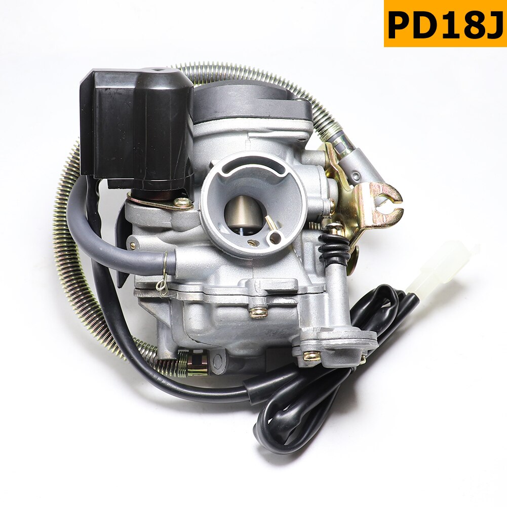 GY6 50cc Carburateur PD18 Carbe Avec Ligne De Drainage Pour GY6 49cc 50cc 139qmb 4 R Trams Scooter Cyclomoteur Taotao Lance Eagle Tank Urban Vip Champion Kymco Parts 91517747