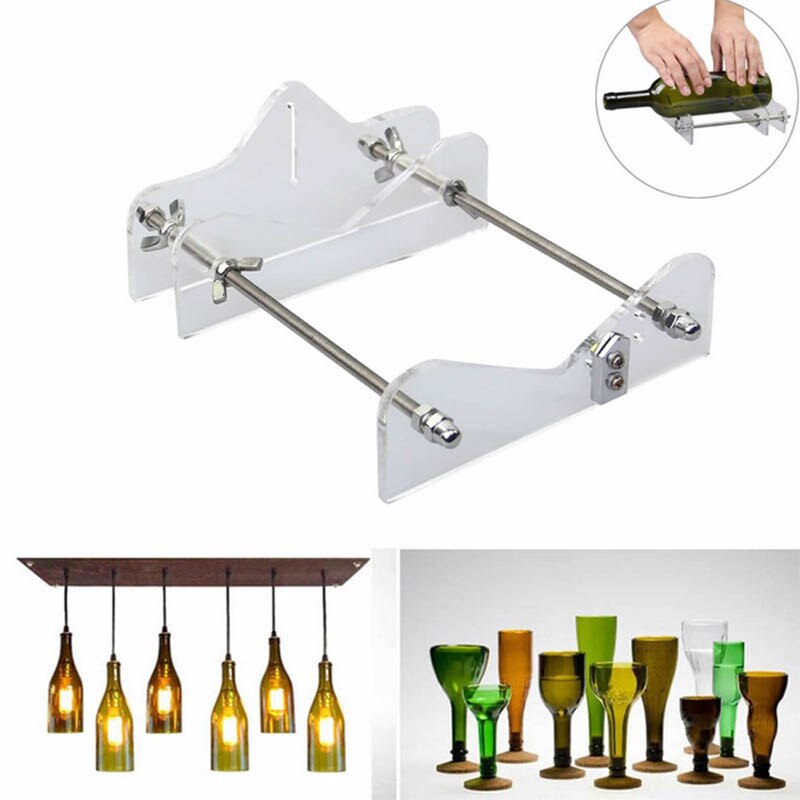 ZK30-herramienta para corte de vidrio , cortador de botellas de vidrio, herramientas de corte DIY, máquina de vino, cerveza con destornillador