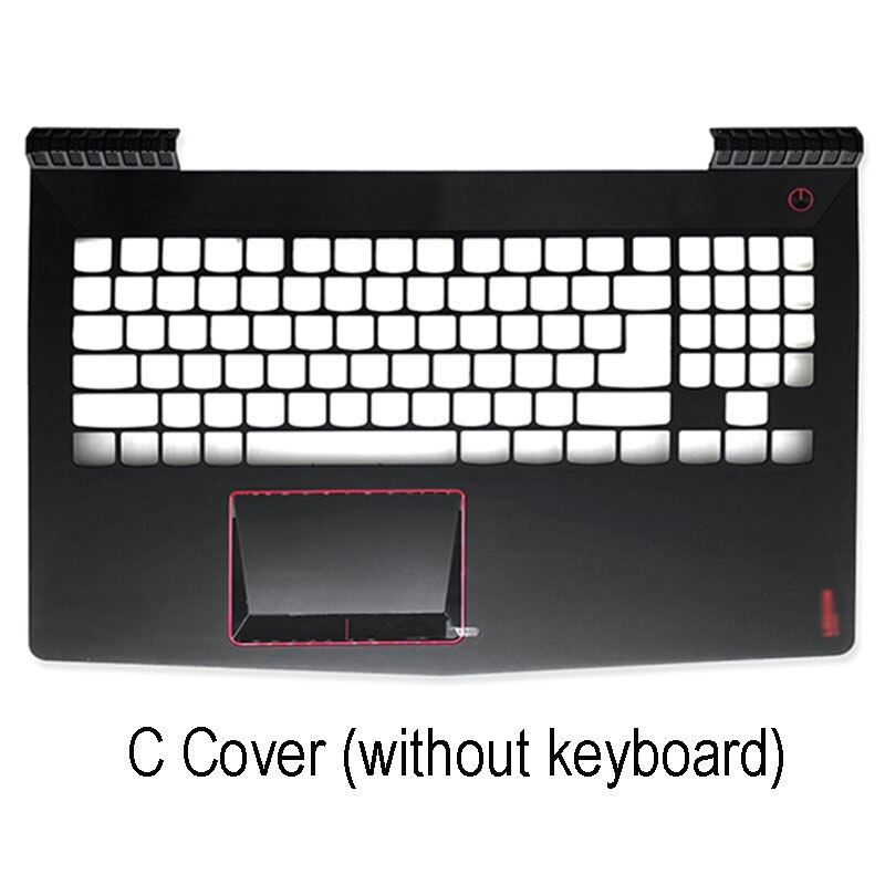 Cubierta trasera LCD para ordenador portátil Lenovo Legion Y520, R720, Y520-15, R720, Y520-15IKB, 15 R720-15IKB, bisel frontal, bisagras, reposamanos, carcasa inferior: C Cover