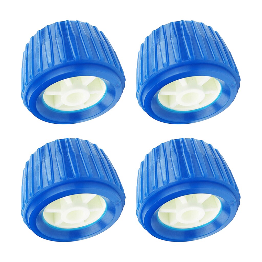 4x Boat Trailer Roller Marine Boat Ribbed Wobble Roller Kit 110x75x19mm