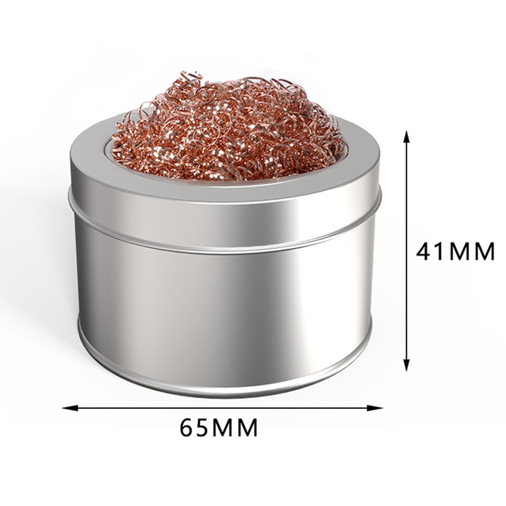 Clean Net Solder Iron Tip Cleaner Ball Holder Steel Wire With Stand Set Welding Soldering Cleaning Electric iron Accessories