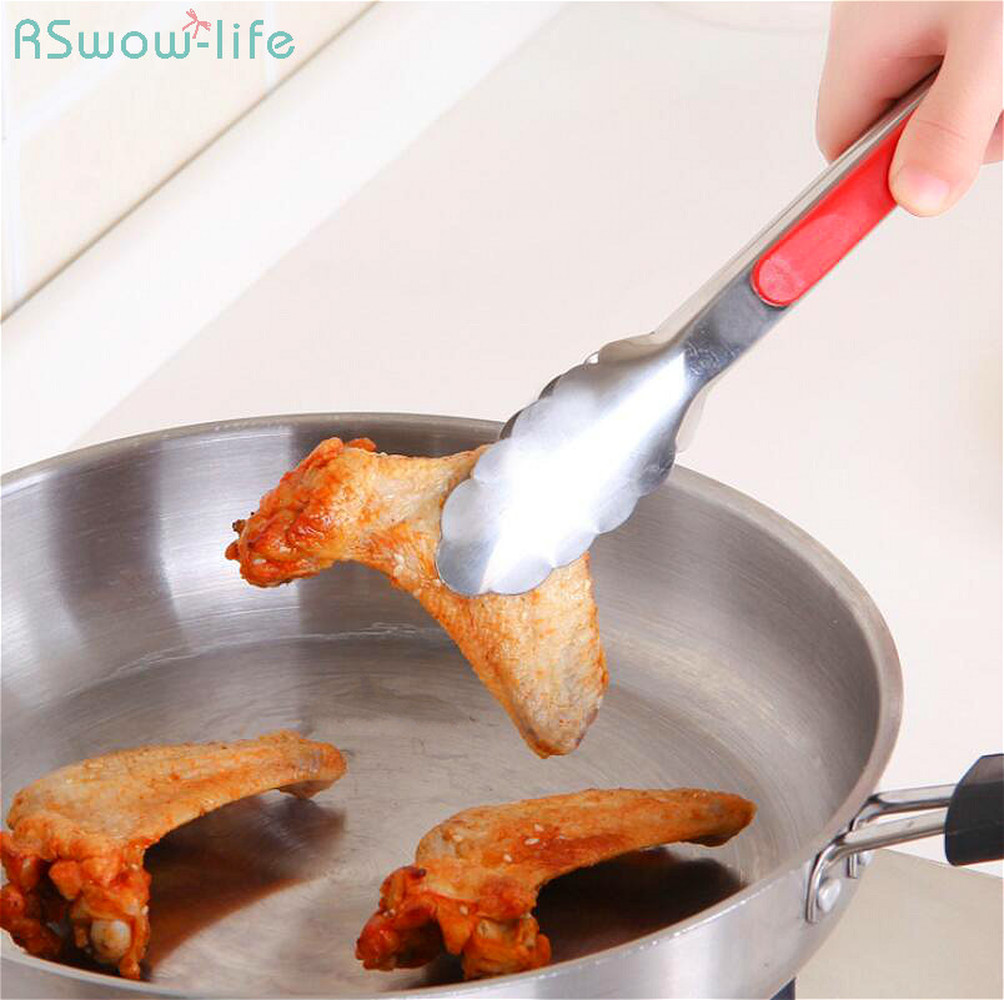 Grill Werkzeug Lebensmittel Clip Anti-verbrühungen Edelstahl Grill Zange Zeug Rotisserie BBQ Tool Home Küche Liefert