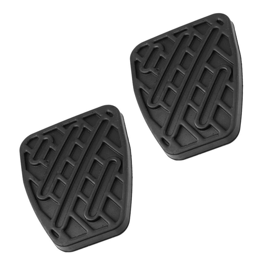 Pair Of Brake & Clutch Pedal Pad Rubber Cover For Nissan Qashqai (Manual) Rubber Pedals Support BQB