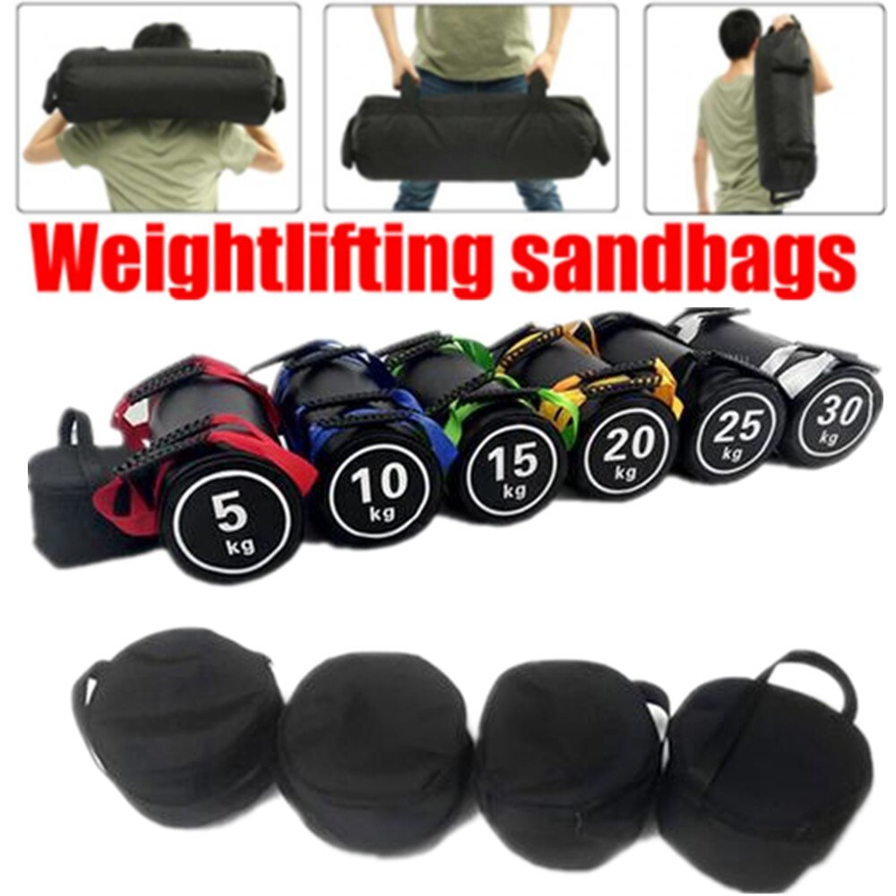 5-30KG Weight Lifting Sandbag Boxing Fitness Workout Multi-functional Physical Training High Intensity Exercises Bag Heavy Duty