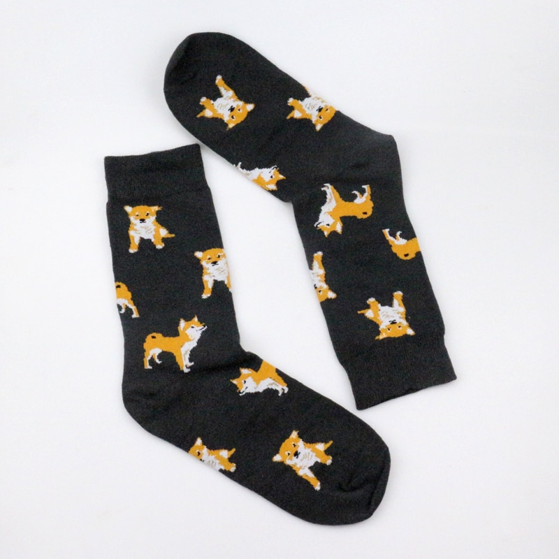 Animal Men Women Unisex Socks Pug Sausage Dog Short Socks Shiba Inu Socks Loafer Beagle Modeager Silky Teckel Crew Buldog socks