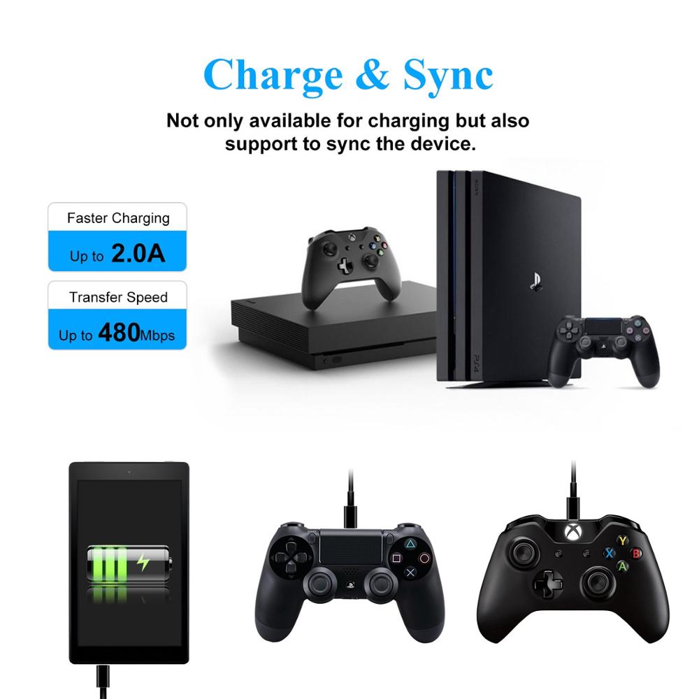 Extra Long Micro USB Cable 5M for Victure Camera, YI Dome Camera, Furbo Dog, Dropcam, Wyze Cam, Xbox, PS4