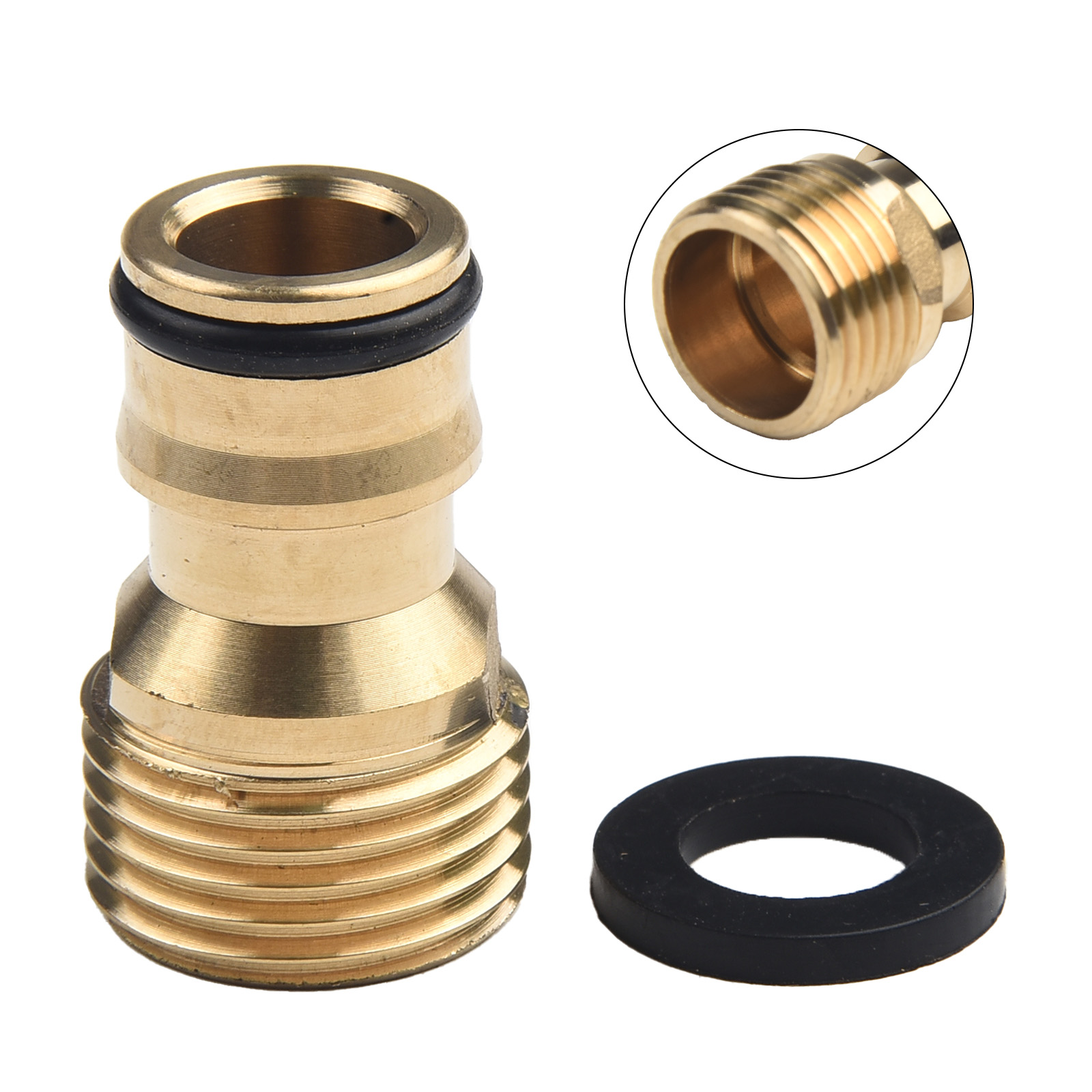 Praktische vervanging Kraanconnector van superieure 1 X Kraanconnector Kleur: Gouden voor 3/4" kraan aangesloten voor lang gebruik