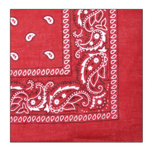 Hip hop bandana mand kvinder udendørs pandebånd hårbånd håndled wraps hår tørklæder paisley tørklæde hår tilbehør: Rødvin