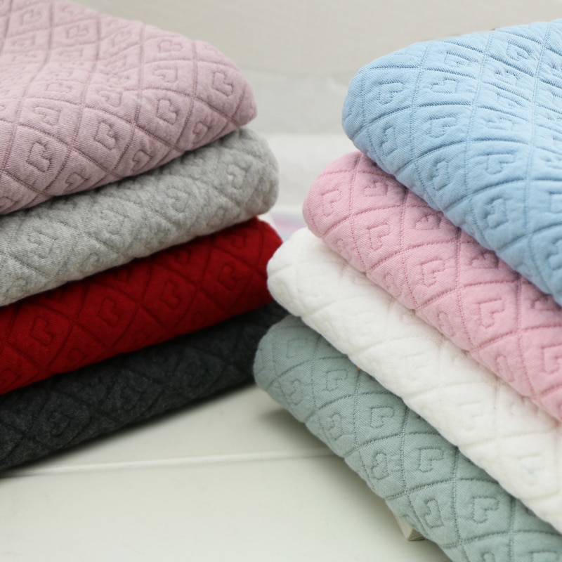 Three layers of warmth Cotton Knitted Laminated Fabric non-fluorescent for thicker jackets