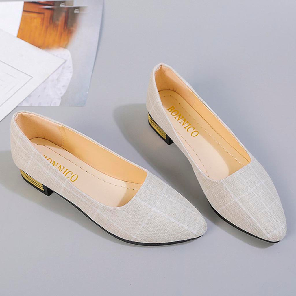 Women Flats Slip on Flat Shoes Candy Color Woman Boat Shoes Black Ladies Ballet flats shoes